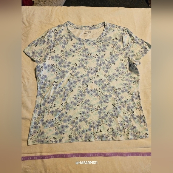 Studio Works Light Purple n Blue Top - Picture 1 of 6